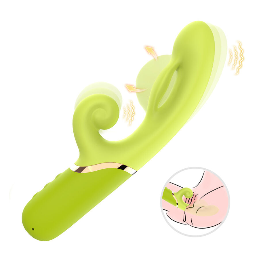 ARMONY - INFLABE POINT A TO STIMULATOR VIBRATOR GREEN - NOCTURNA DESIRES
