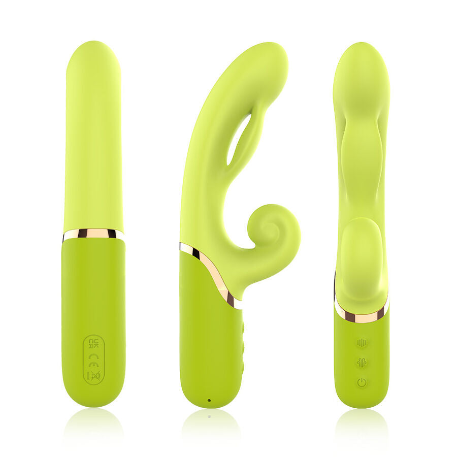 ARMONY - INFLABE POINT A TO STIMULATOR VIBRATOR GREEN - NOCTURNA DESIRES