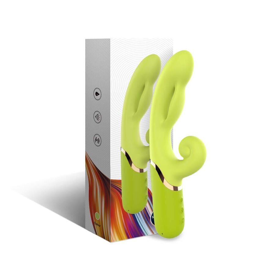 ARMONY - INFLABE POINT A TO STIMULATOR VIBRATOR GREEN - NOCTURNA DESIRES