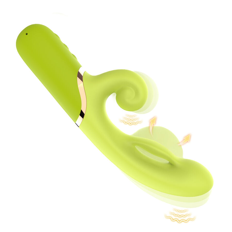 ARMONY - INFLABE POINT A TO STIMULATOR VIBRATOR GREEN - NOCTURNA DESIRES