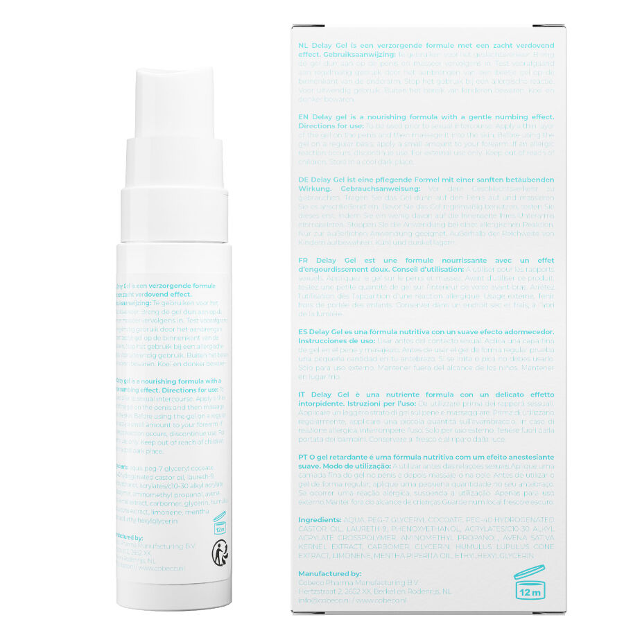 COBECO - VIAGEL FOR MEN DELAY GEL 30 ML - NOCTURNA DESIRES