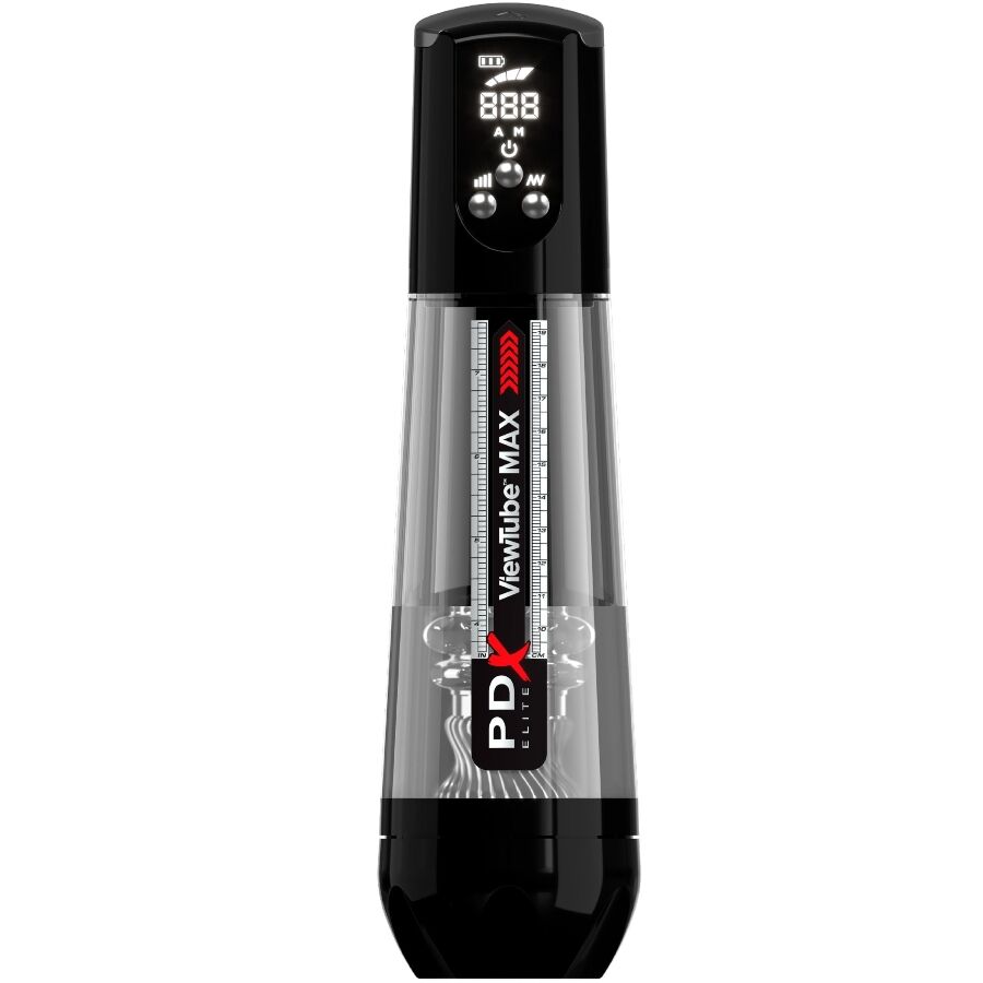 PDX ELITE - VIEWTUBE MAX VIEW AUTOMATIC MASTURNADOR WITH TRANSPARENT SUCTION - NOCTURNA DESIRES