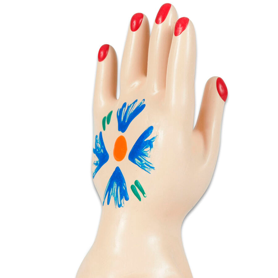 CONDOMERIE - HANDPAINTED NOVELTY CONDOMS HAND MODEL 1 - NOCTURNA DESIRES
