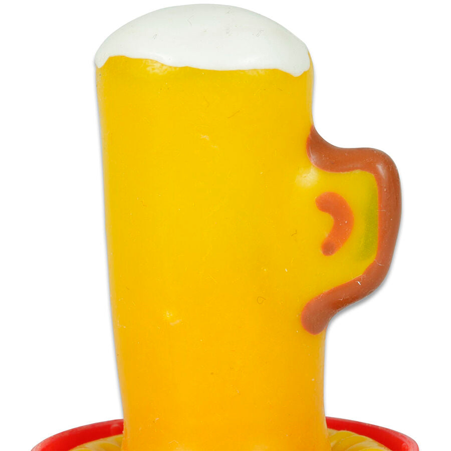CONDOMERIE - HANDPAINTED NOVELTY CONDOMS GLASS OF BEER - NOCTURNA DESIRES