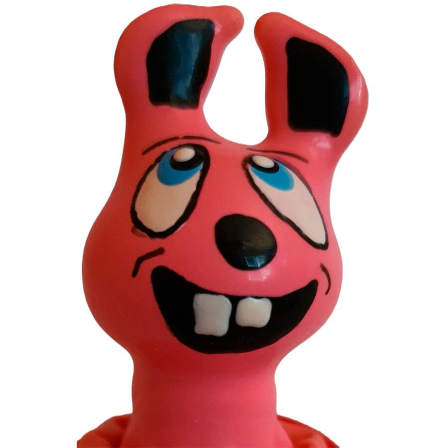 CONDOMERIE - HANDPAINTED NOVELTY CONDOMS LAUGHING PINK HARE - NOCTURNA DESIRES