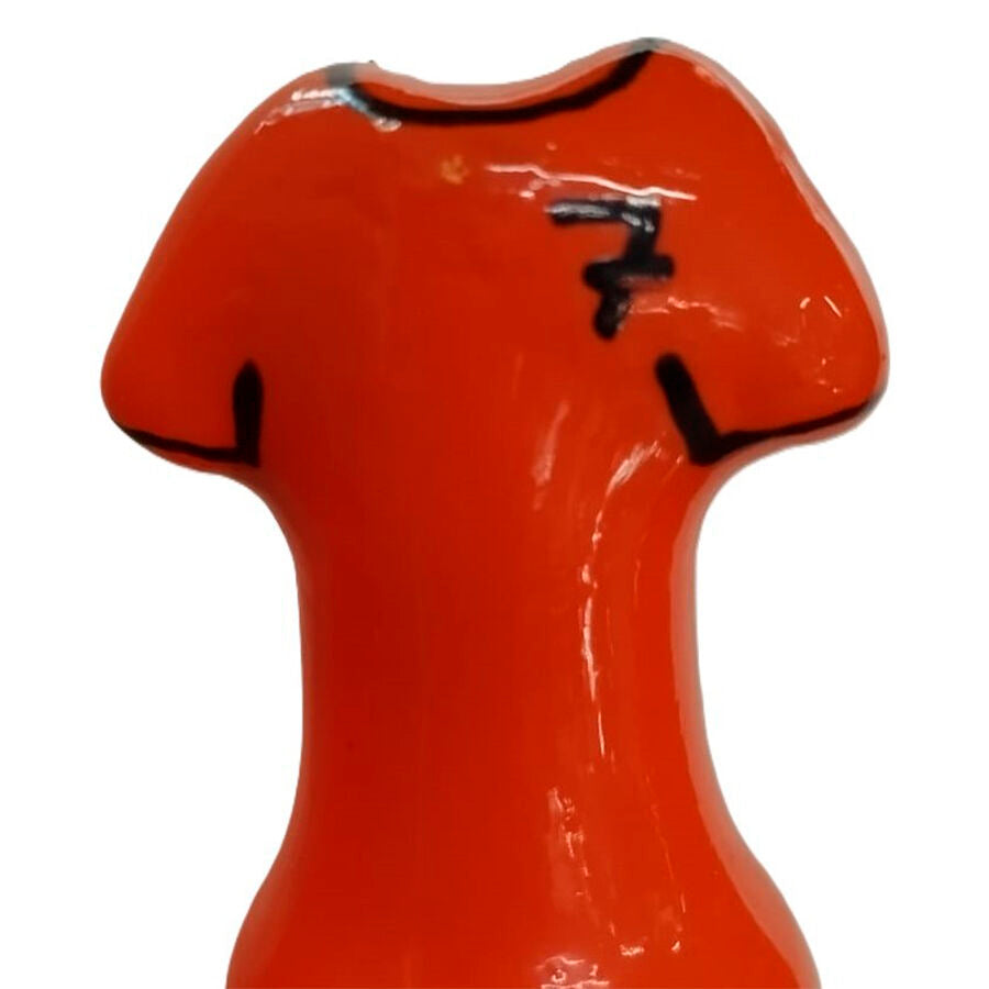 CONDOMERIE - HANDPAINTED NOVELTY CONDOMS ORANGE SHIRT - NOCTURNA DESIRES