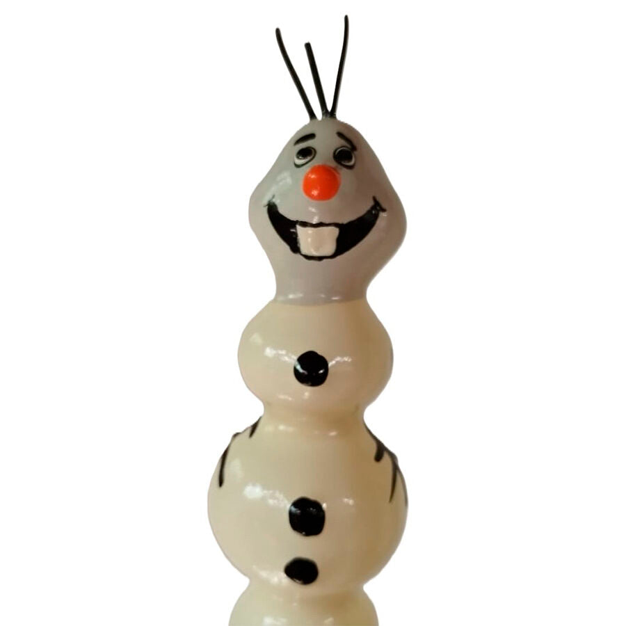 CONDOMERIE - HANDPAINTED NOVELTY CONDOMS CUTE SNOWMAN XL - NOCTURNA DESIRES