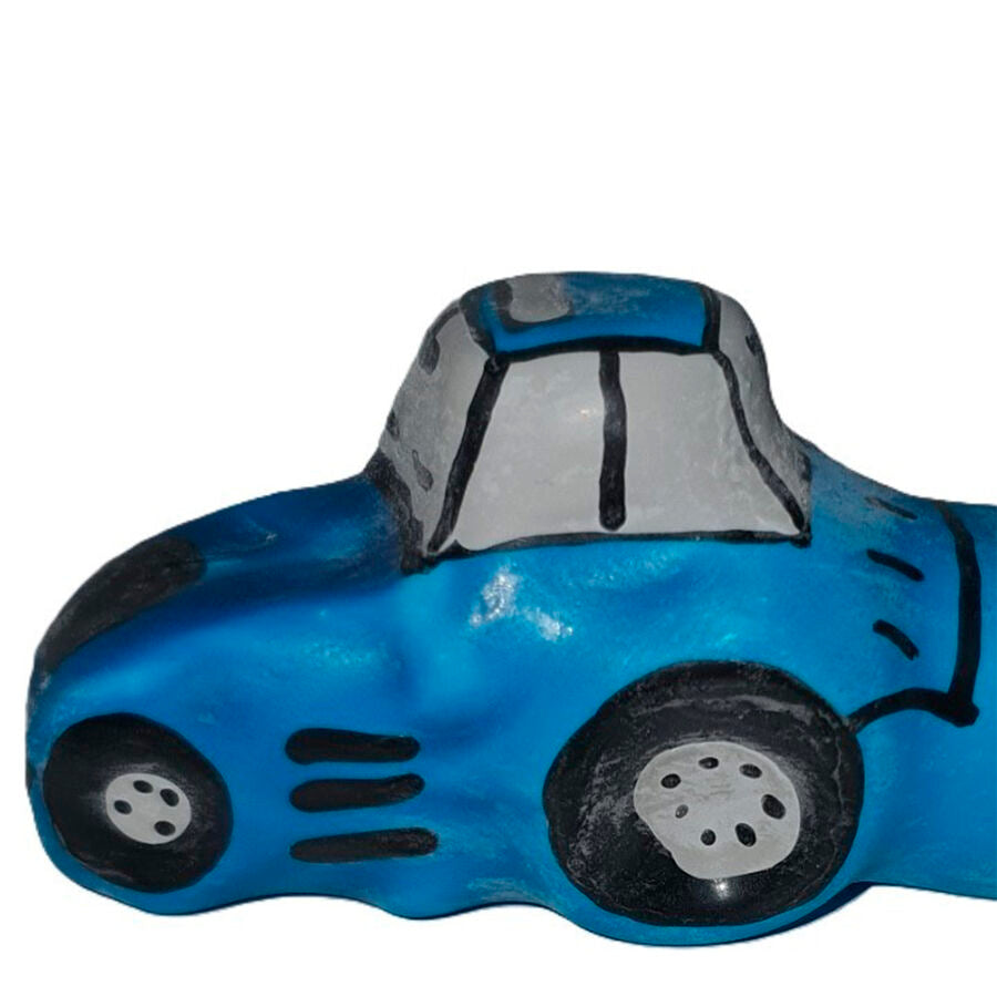 CONDOMERIE - HANDPAINTED NOVELTY CONDOMS TRACTOR BLUE XL - NOCTURNA DESIRES