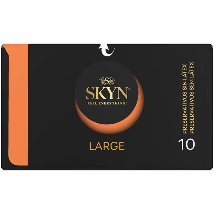 SKYN - LARGE EXTRA ADJUSTMENT CONDOMS 10 UNITS - NOCTURNA DESIRES