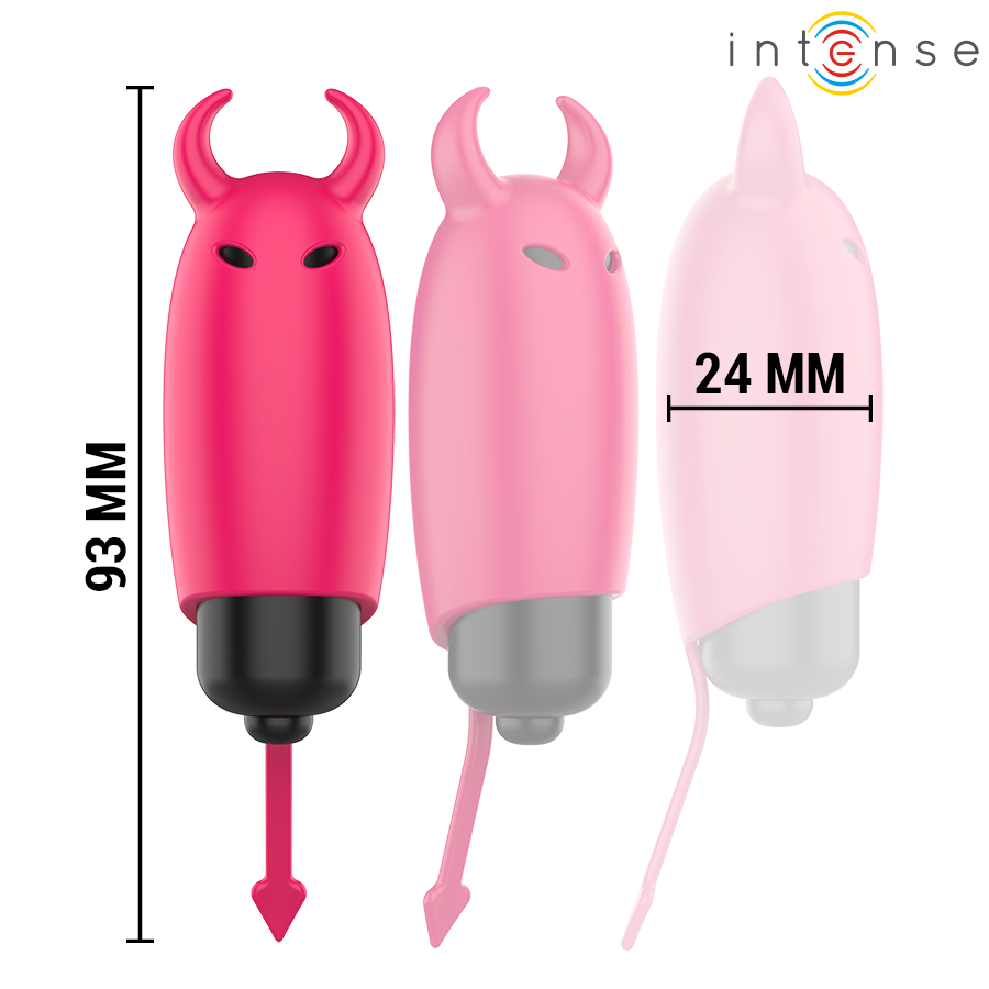 INTENSE - SCARLET VIBRATING BULLET RED DEMON 9.3 X 2.4 CM - NOCTURNA DESIRES