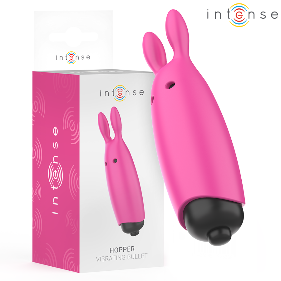 INTENSE - HOPPER PINK VIBRATING BULLET 8.3 X 2.4 CM - NOCTURNA DESIRES
