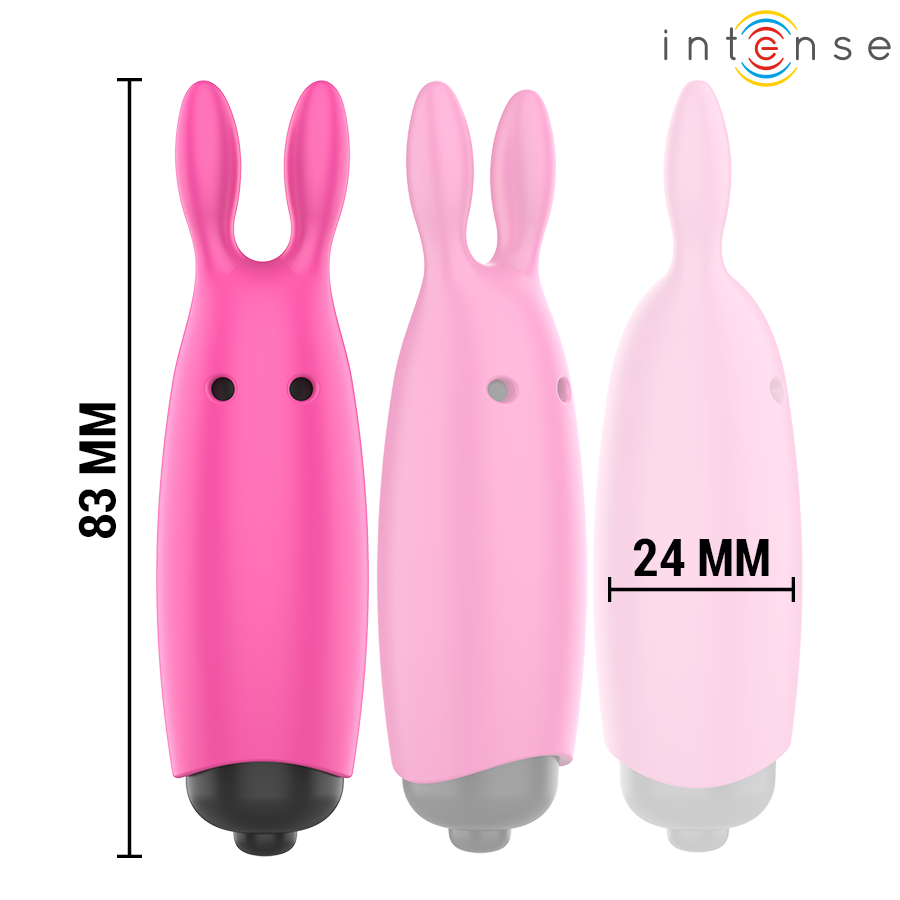 INTENSE - HOPPER PINK VIBRATING BULLET 8.3 X 2.4 CM - NOCTURNA DESIRES