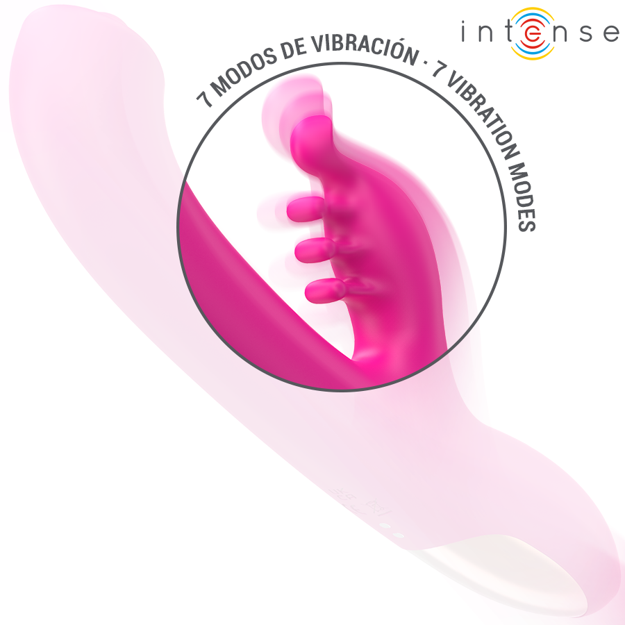 INTENSE - CHRISTINA MULTIFUNCTION RABBIT VIBRATOR 22.5 CM PINK - NOCTURNA DESIRES
