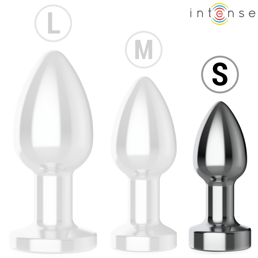 INTENSE - ANAL PLUG 10 VIBRATIONS METAL WITH REMOTE CONTROL S - NOCTURNA DESIRES