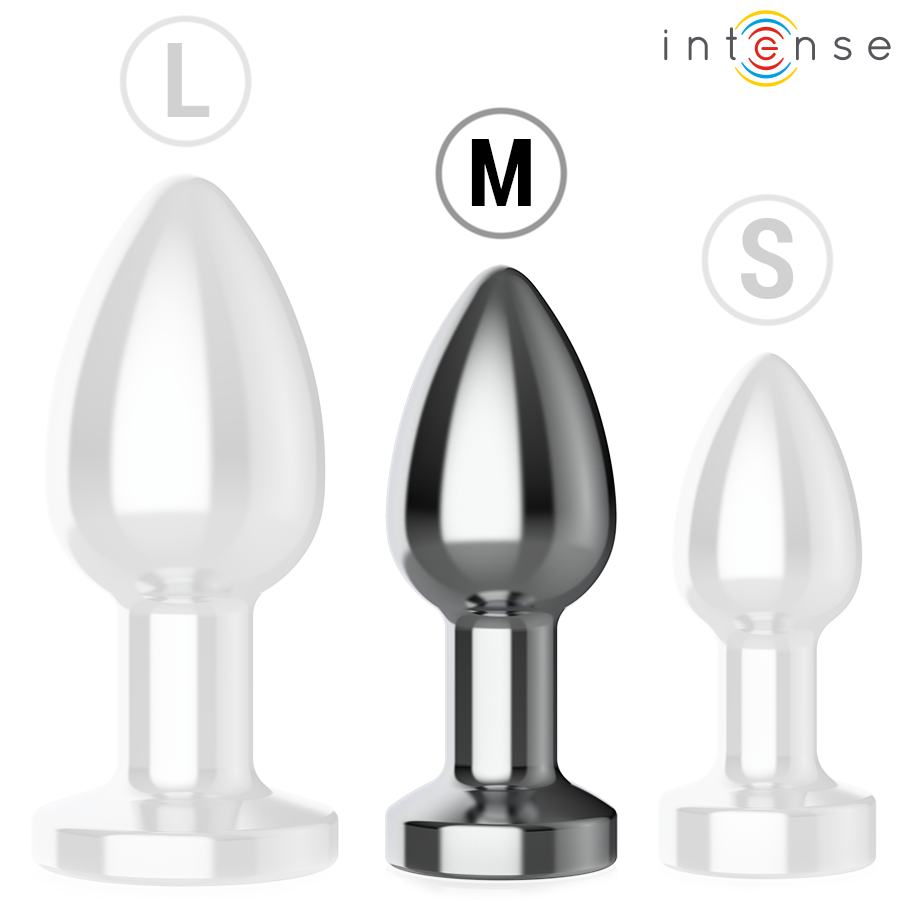 INTENSE - ANAL PLUG 10 VIBRATIONS METAL WITH REMOTE CONTROL M - NOCTURNA DESIRES