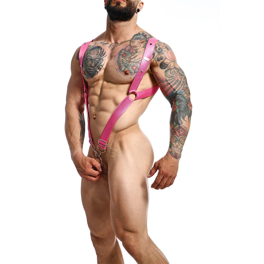 MOB - DNGEON PINK STRAIGHT HARNESS ONE SIZE - NOCTURNA DESIRES