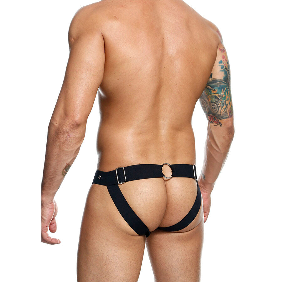 MOB - DNGEON JOCKSTRAP SPORTSMAN BLACK ONE SIZE - NOCTURNA DESIRES