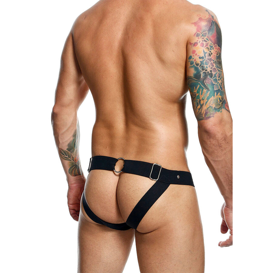 MOB - DNGEON JOCKSTRAP SPORTSMAN BLACK ONE SIZE - NOCTURNA DESIRES