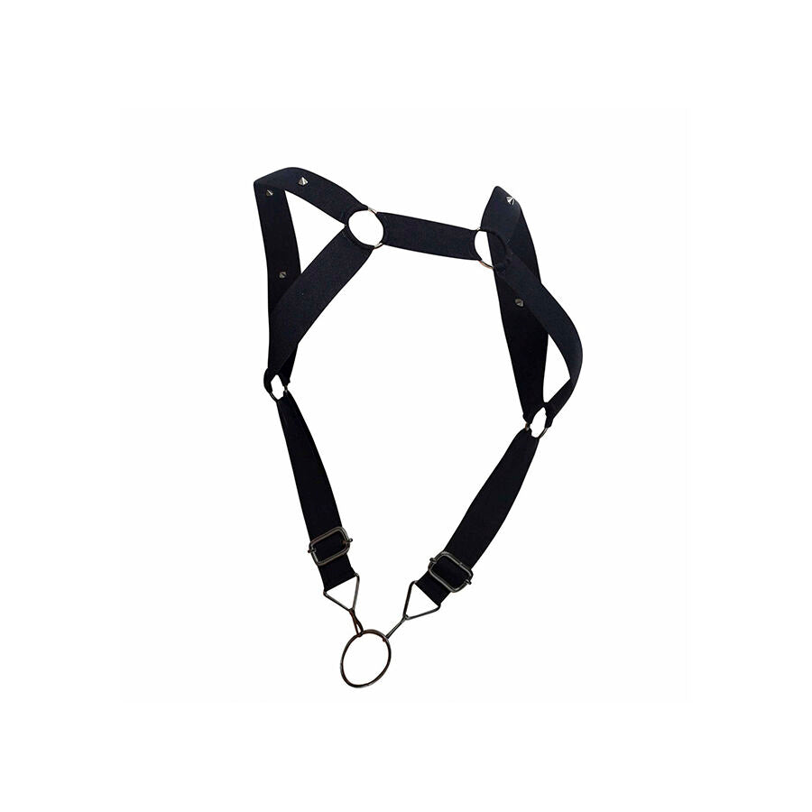 MOB - DNGEON HARNESS WITH STRAIGHT BACK BLACK ONE SIZE - NOCTURNA DESIRES