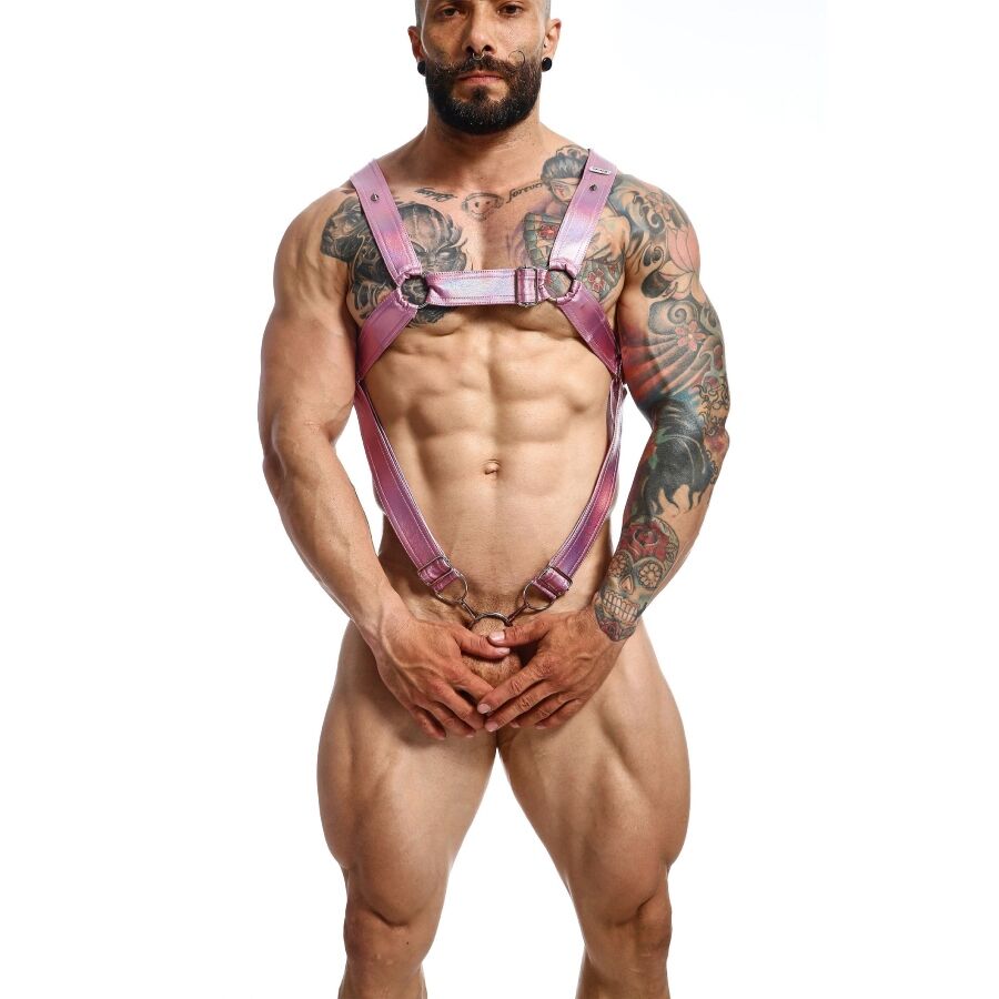 MOB - DNGEON CROSSED PENIS HARNESS ONE SIZE - NOCTURNA DESIRES
