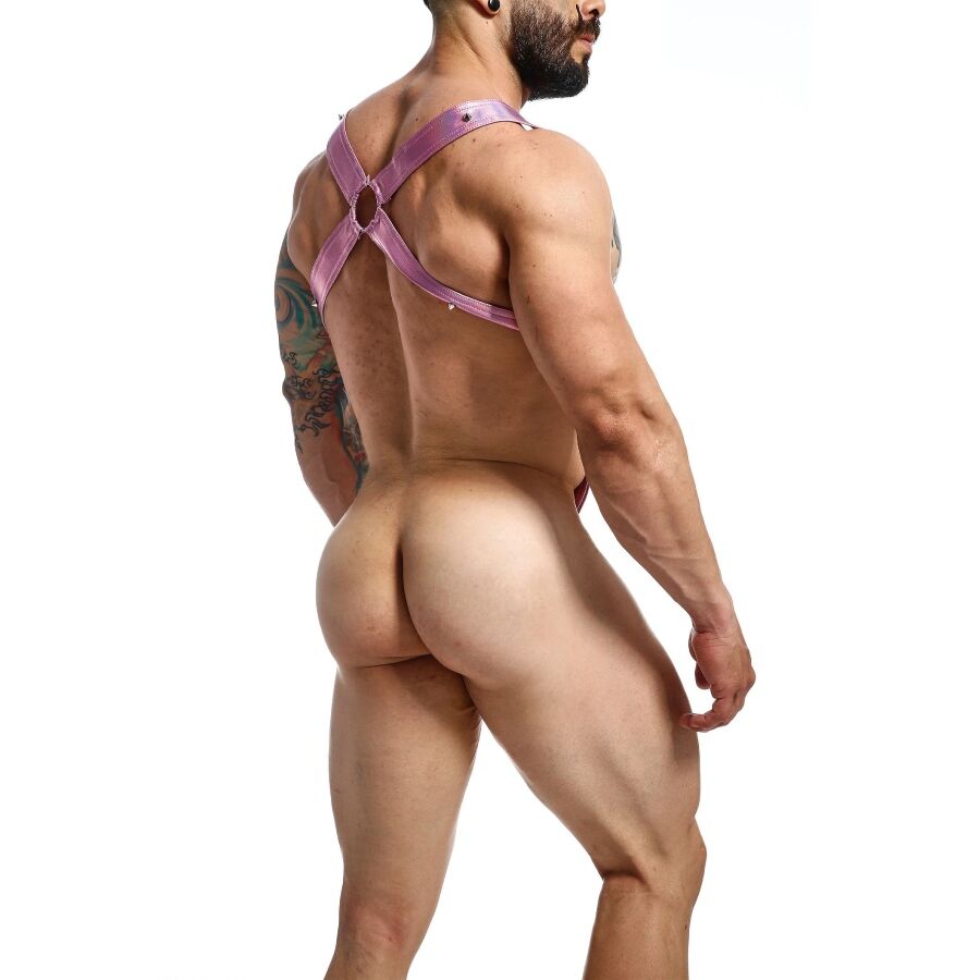 MOB - DNGEON CROSSED PENIS HARNESS ONE SIZE - NOCTURNA DESIRES
