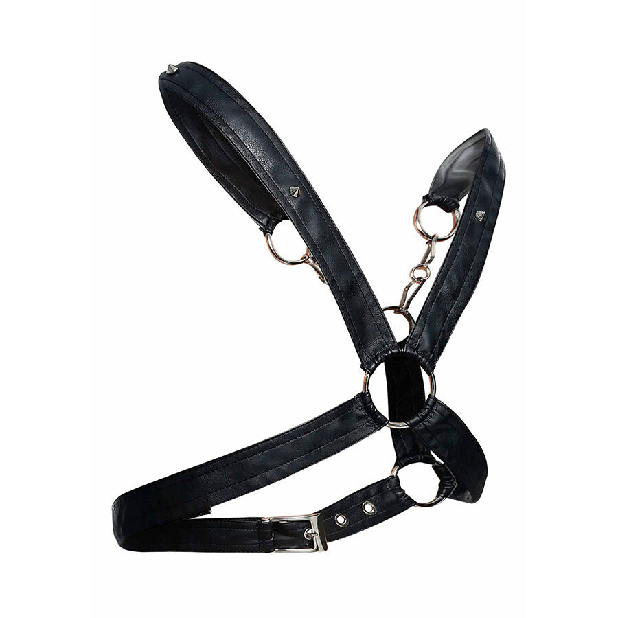 MOB - DNGEON CROSSED BLACK CHAIN HARNESS ONE SIZE - NOCTURNA DESIRES