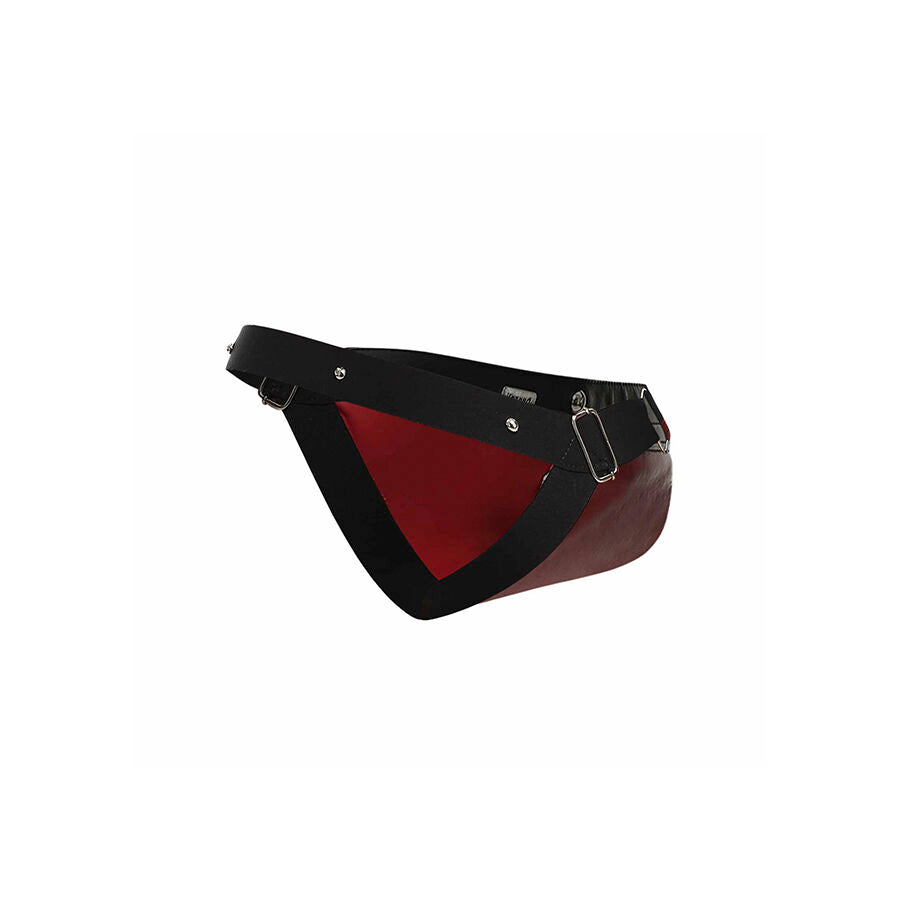 MOB - DNGEON JOCKSTRAP RED COCK RING ONE SIZE - NOCTURNA DESIRES