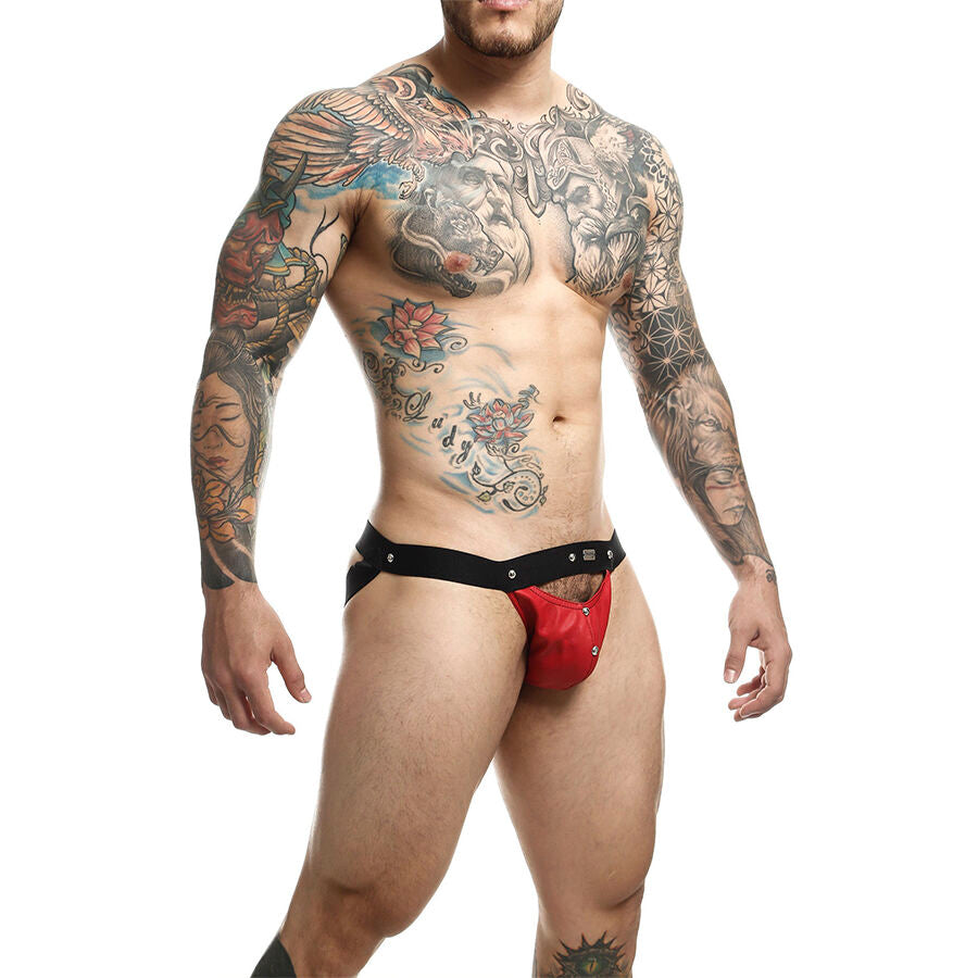 MOB - DNGEON JOCKSTRAP ATHLETE RED ONE SIZE - NOCTURNA DESIRES