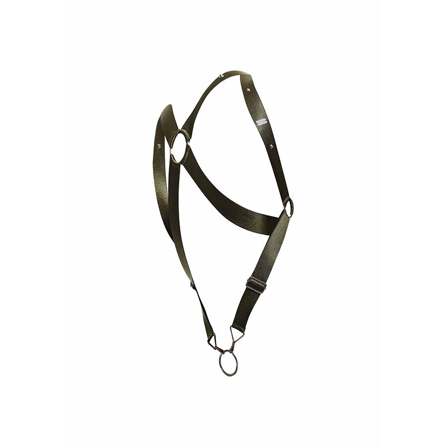 MOB - DNGEON CROSS BACK HARNESS GREEN ONE SIZE - NOCTURNA DESIRES