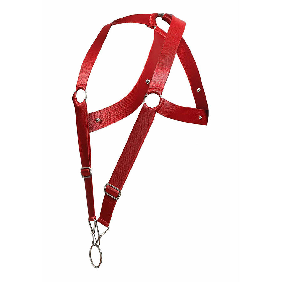 MOB - DNGEON CROSS BACK HARNESS RED ONE SIZE - NOCTURNA DESIRES