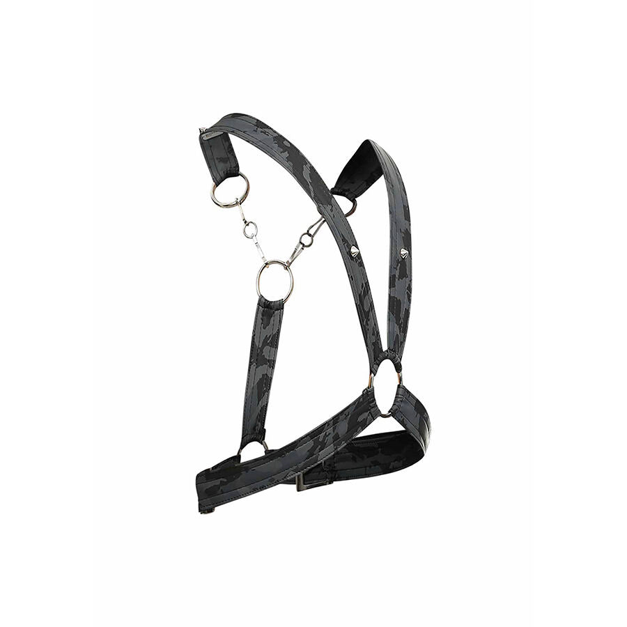 MOB - DNGEON SILVER HARNESS WITH CHAINS ONE SIZE - NOCTURNA DESIRES
