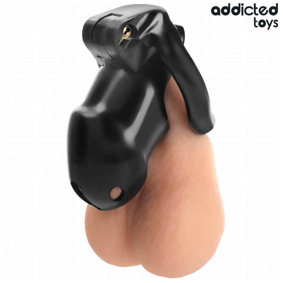 ADDICTED TOYS LOCKED - MINDNIGHT CELL PENIS CAGE SIZE M - NOCTURNA DESIRES