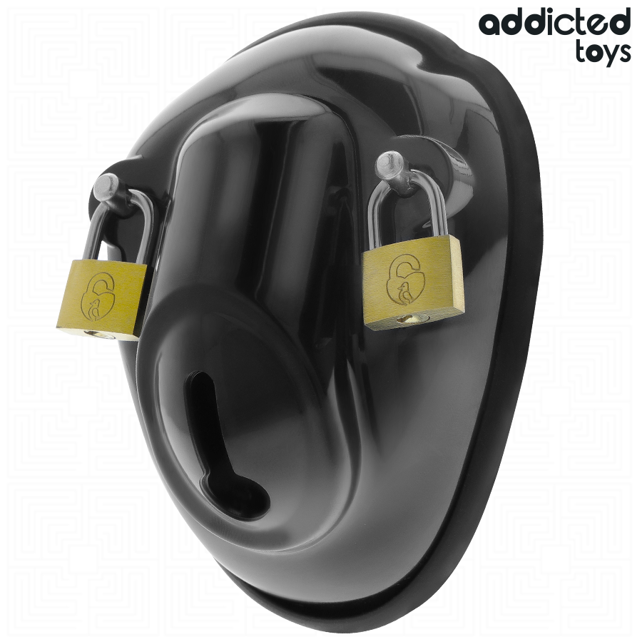 ADDICTED TOYS LOCKED - KEYLESS RESTRAINT PENIS CAGE 11.5 CM - NOCTURNA DESIRES