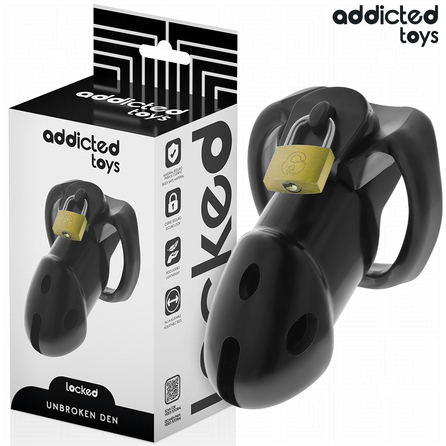 ADDICTED TOYS LOCKED - UNBROKEN DEN PENIS CAGE 9.8 CM - NOCTURNA DESIRES