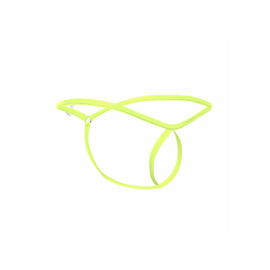 MOB - GREEN TEAR-SHAPED THONG SIZE L/XL - NOCTURNA DESIRES