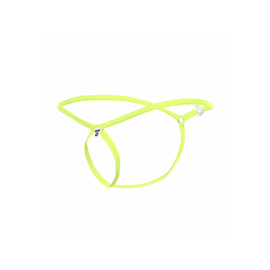 MOB - GREEN TEAR-SHAPED THONG SIZE S/M - NOCTURNA DESIRES