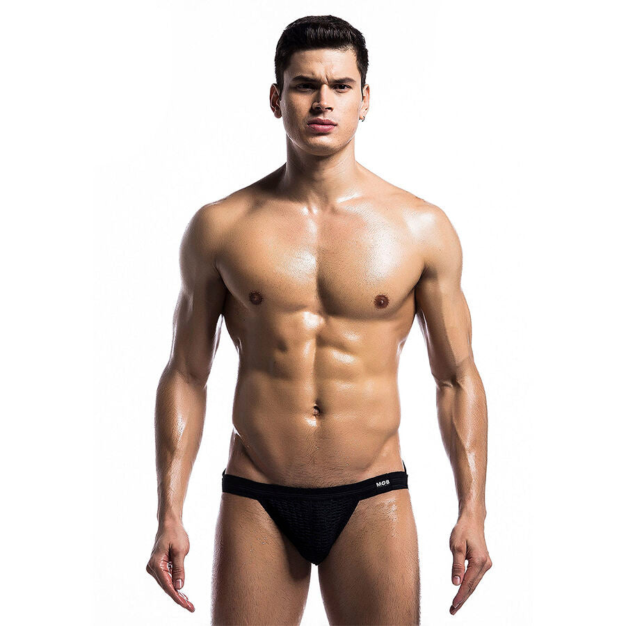 MOB - FETISH JOCKSTRAP SWIMSUIT BLACK SIZE XL - NOCTURNA DESIRES