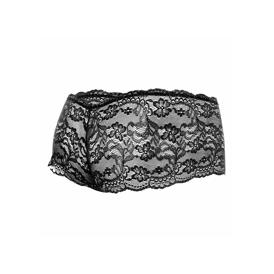 MOB - BLACK LACE BOXER SIZE S/M - NOCTURNA DESIRES