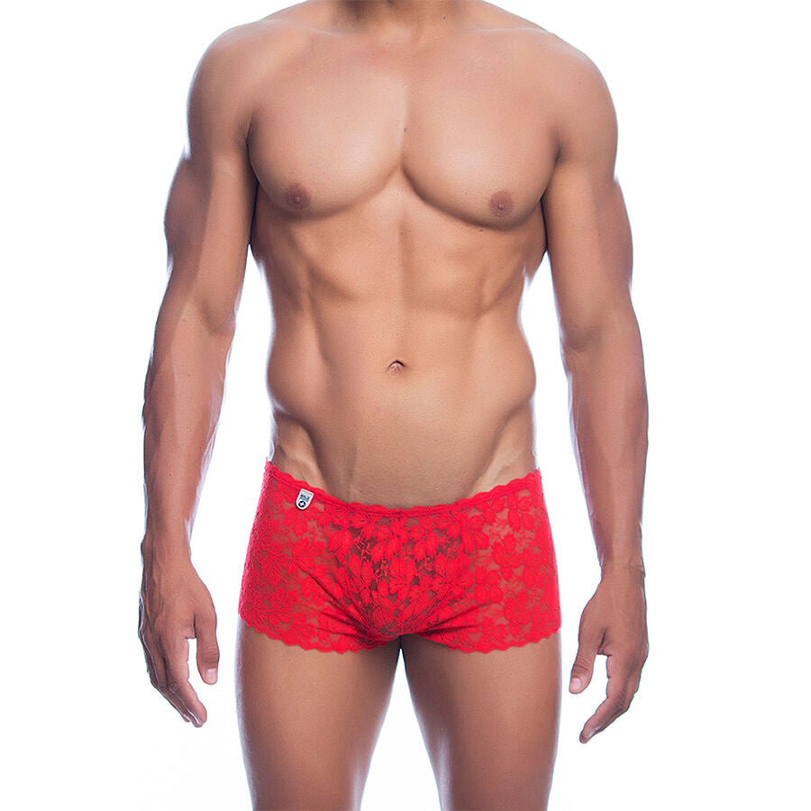 MOB - RED LACE BOXER SIZE S/M - NOCTURNA DESIRES