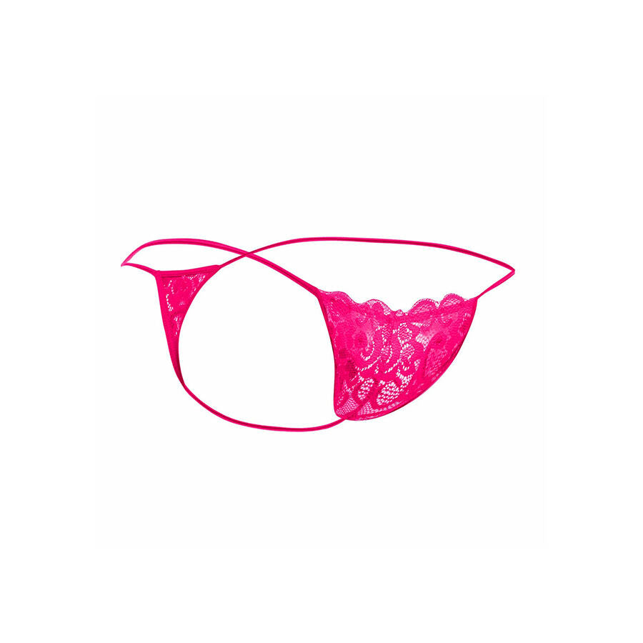 MOB - PINK LACE THONG SIZE S/M - NOCTURNA DESIRES