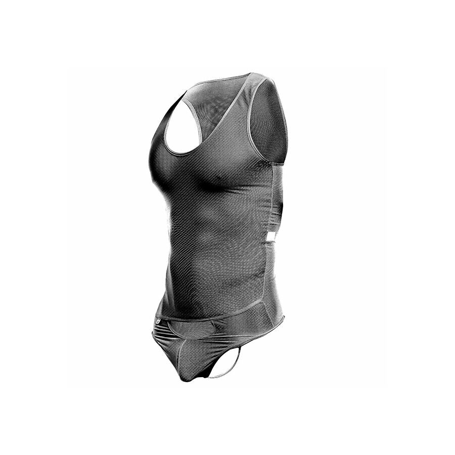 MOB - TRANSPARENT BLACK BODYSHEER SIZE L/XL - NOCTURNA DESIRES