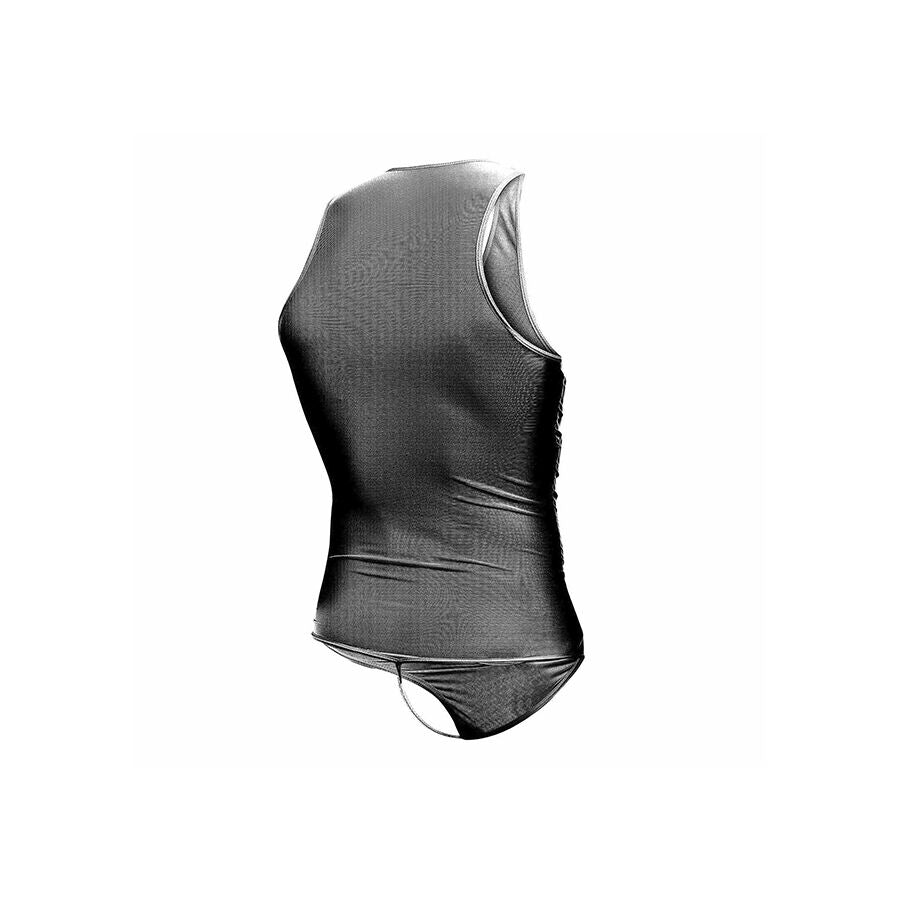 MOB - TRANSPARENT BLACK BODYSHEER SIZE L/XL - NOCTURNA DESIRES