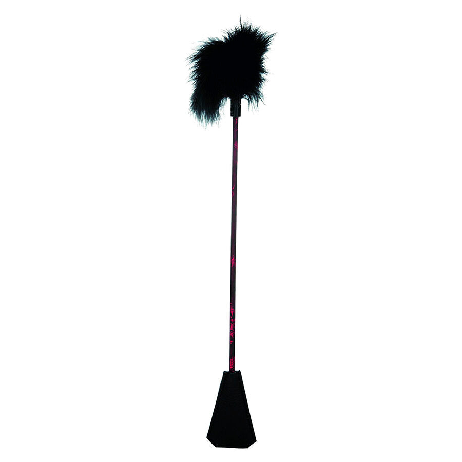 CALEXOTICS - SCANDAL BLACK FEATHER WHIP - NOCTURNA DESIRES