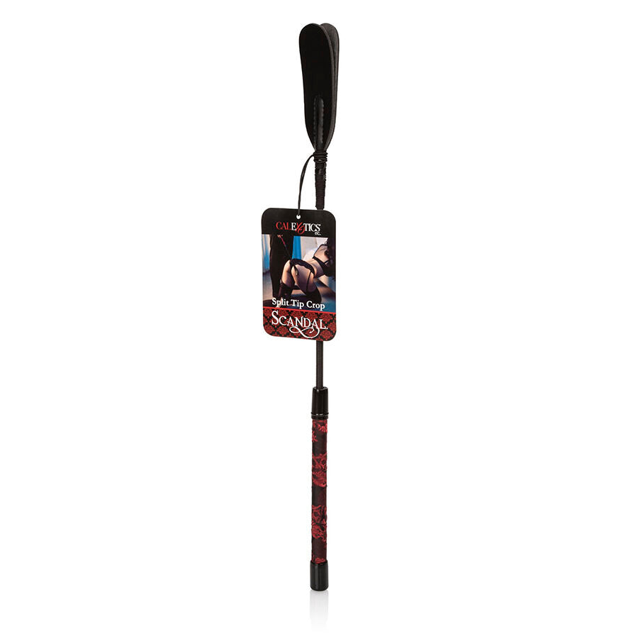 CALEXOTICS - SCANDAL RED SPLIT TIP WHIP - NOCTURNA DESIRES