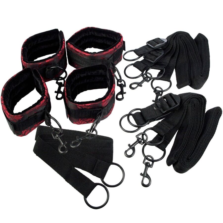 CALEXOTICS - SCANDAL BED TIES SET - NOCTURNA DESIRES