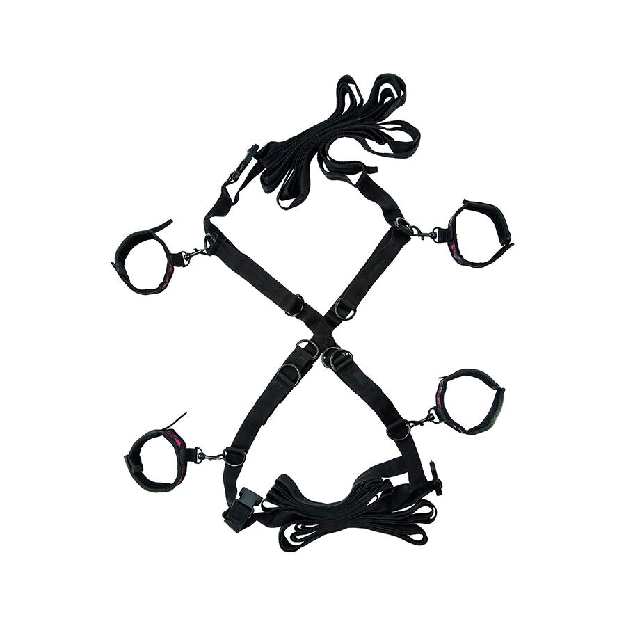 CALEXOTICS - SCANDAL SET OF CROSS BED TIES - NOCTURNA DESIRES