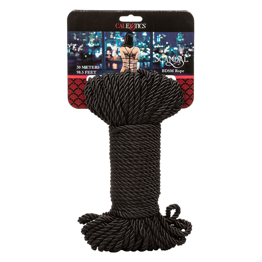 CALEXOTICS - SCANDAL BLACK BDSM ROPE 30 M - NOCTURNA DESIRES