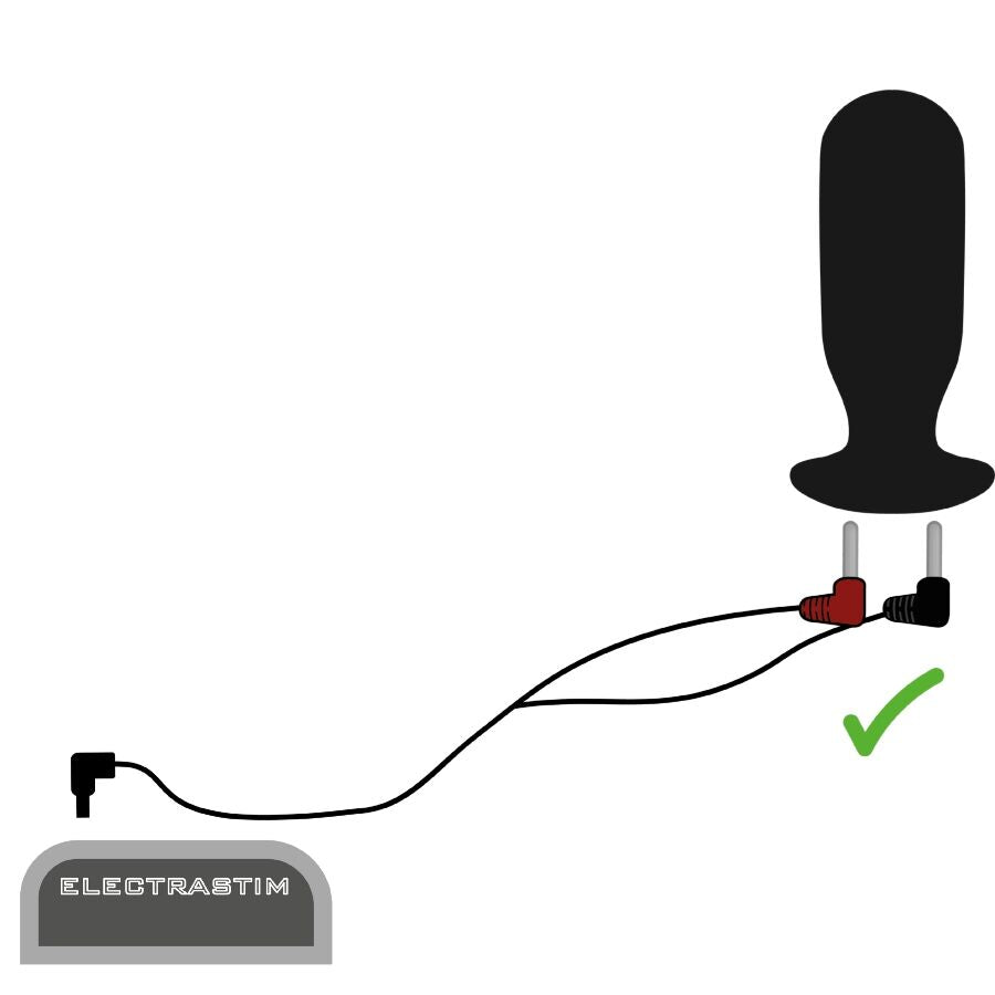 ELECTRASTIM - 90-DEGREE STIMULATOR CABLES - NOCTURNA DESIRES