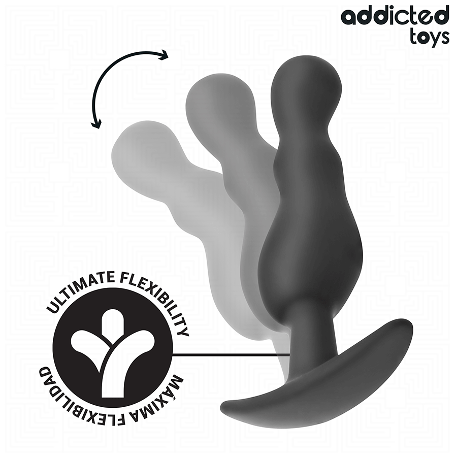 ADDICTED TOYS - SET OF 3 ANAL PLUG SILICONE MODEL 1 - NOCTURNA DESIRES