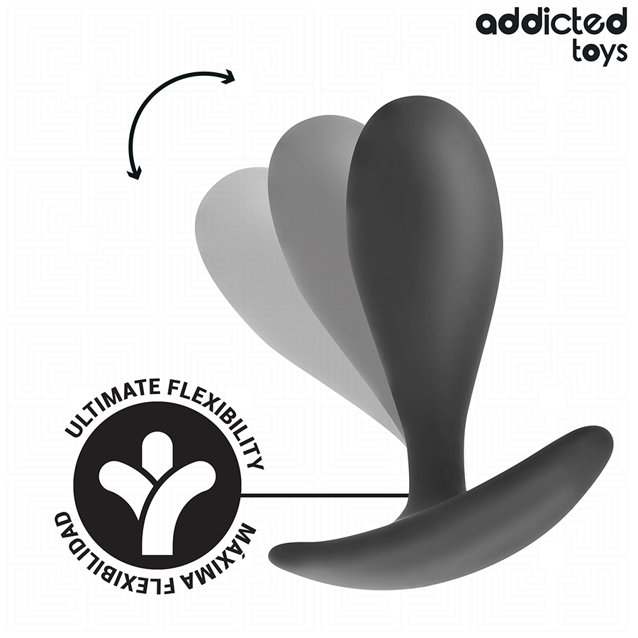ADDICTED TOYS - SET OF 3 ANAL PLUG SILICONE MODEL 2 - NOCTURNA DESIRES